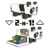 Minecraft  Mob Head Mini Panda Playset