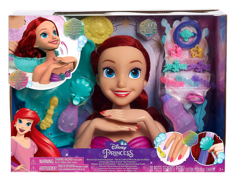 Disney Princess Feature Spa Styling Head Ariel