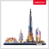3D Puzzle Cityline Dubai Uae 182Pc B/O