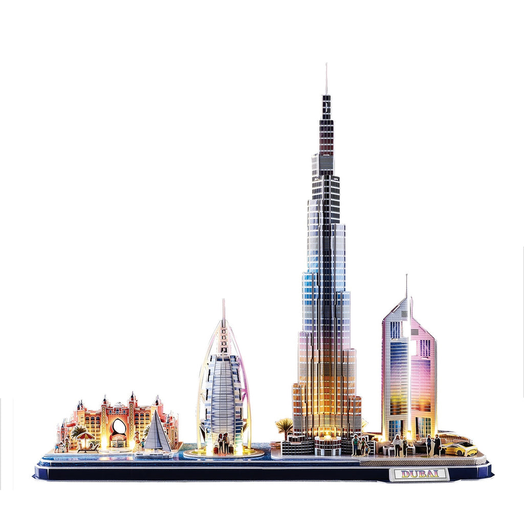 3D Puzzle Cityline Dubai Uae 182Pc B/O