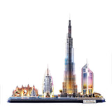 3D Puzzle Cityline Dubai Uae 182Pc B/O