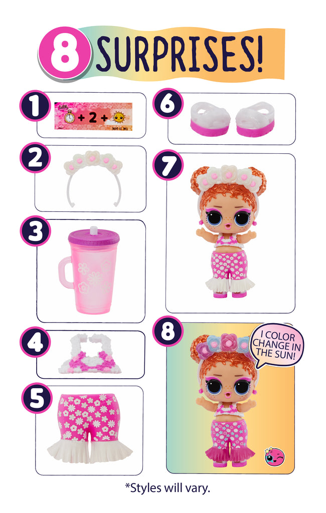 L.O.L. Surprise Sunshine Makeover Doll Asst