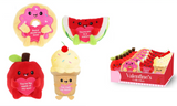12cm Valentine Food Plush 4 Assorted Styles – Cute Dessert-Themed Collectibles, Random - 1 Piece