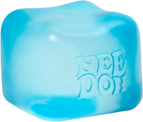 Schylling NeeDoh Nice Cube Sensory Squeeze Toy 2.25 Inch – Assorted Random Colours Super Solid Squishy Fidget Stress Relief Toy for Kids & Adults