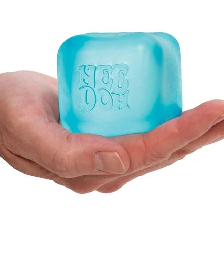 Schylling NeeDoh Nice Cube Sensory Squeeze Toy 2.25 Inch – Assorted Random Colours Super Solid Squishy Fidget Stress Relief Toy for Kids & Adults
