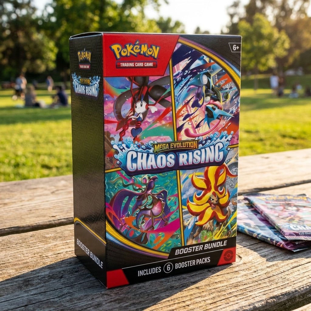 Pokémon TCG Mega Evolution Chaos Rising Booster Bundle – Multi Pack Set UAE