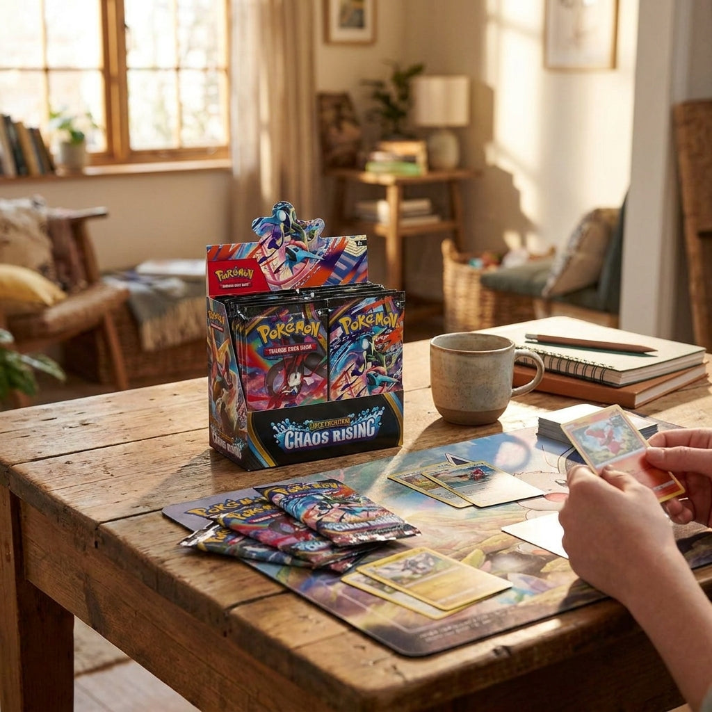 Pokémon TCG Mega Evolution Chaos Rising Booster Box – Full Box Trading Cards UAE