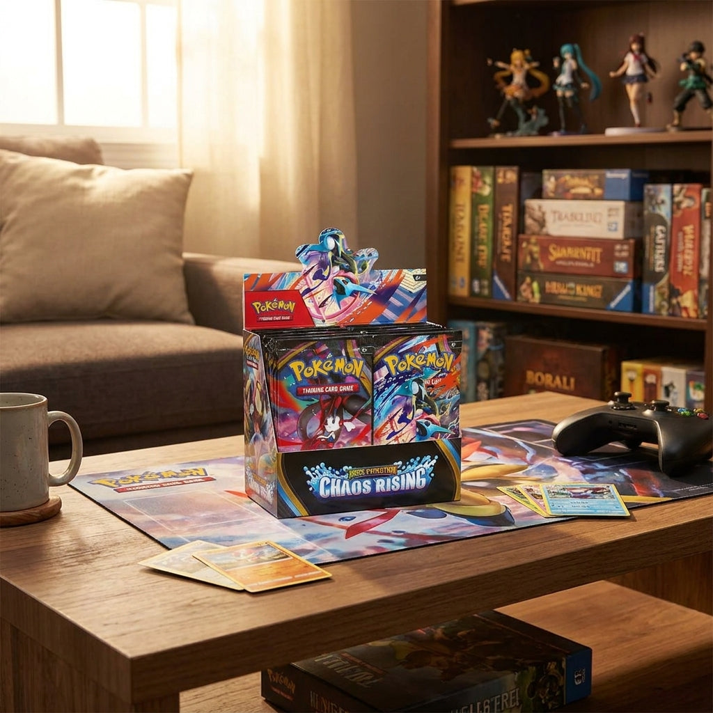 Pokémon TCG Mega Evolution Chaos Rising Booster Box – Full Box Trading Cards UAE