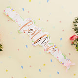 'Best Mum' Sash – Satin Shoulder Sash for Mother’s Day Honoree & Brunch Photos