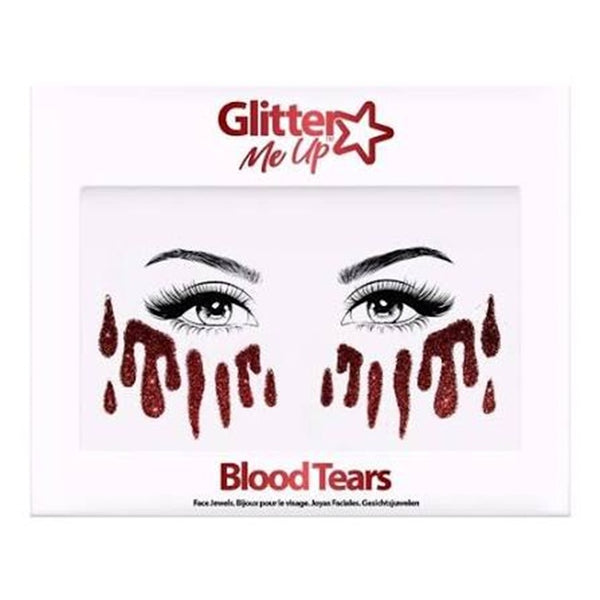 Paintglow Face Jewels Glitter Me Up Blood Tears - Women 16Y+ Red