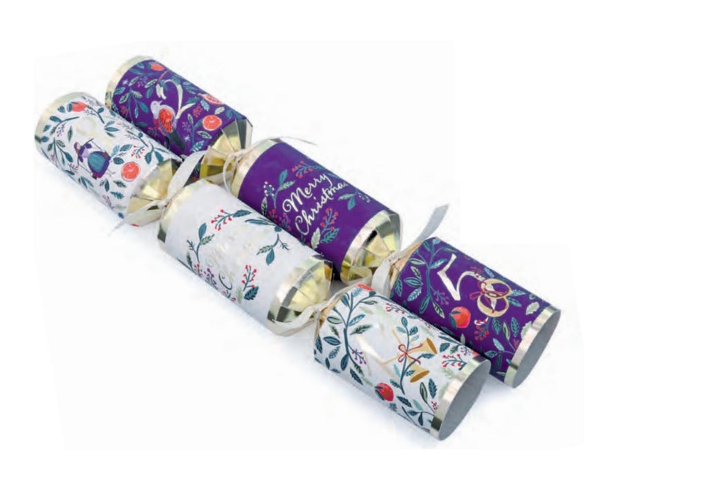 12 Days Of Christmas Premium Crackers 6 X 14"
