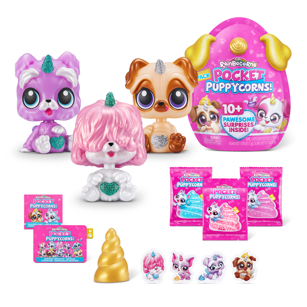 Rainbocorns Pocket Puppycorn Surprise S1 Bobble Head Large