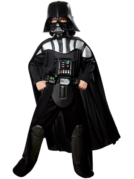 Rubies Darth Vader Deluxe includes: jumpsuit with attached boot tops, belt and mask size S kids halloween costume UAE
