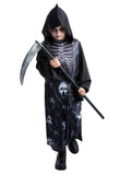 Smiffys Screaming Reaper Costume, Unisex, with Robe and Attached Hood and Scythe size S kids halloween costume UAE
