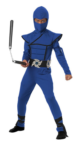 Stealth Ninja Blue Boy Costume