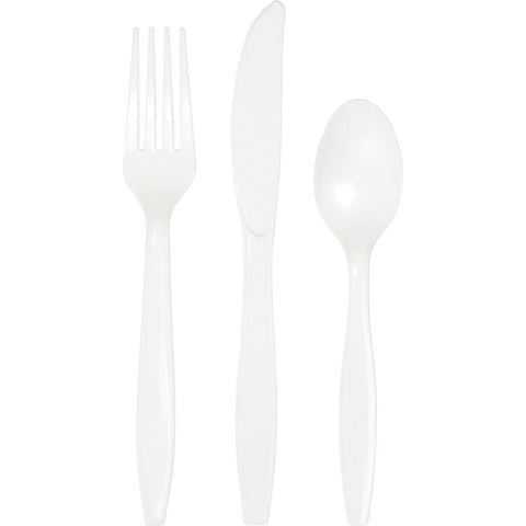  Touch Of Color White Assrt Cutlery 