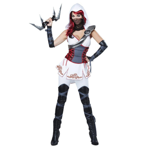 Ninja White Women Costume