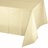  Touch Of Color Ivory Plastic Tablecover 