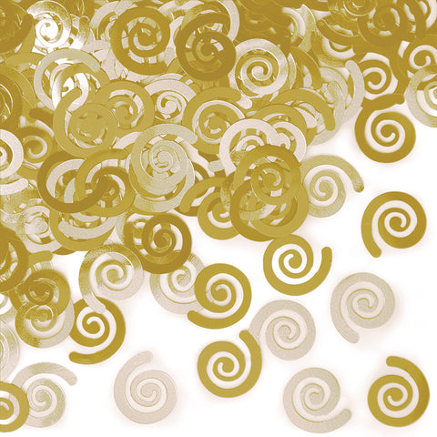 Birthday Deco Confetti Swirls Foil
