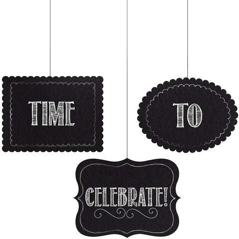 Chalkboard Program Hanging Cutouts