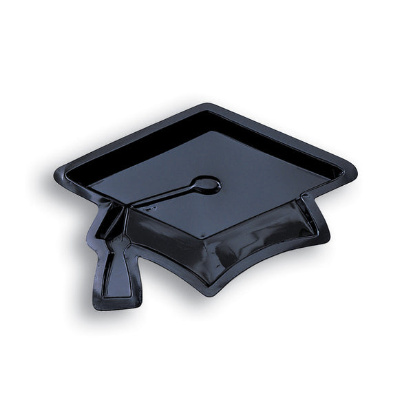 Graduation Decor Mortarboard Plastic Serving Tray 