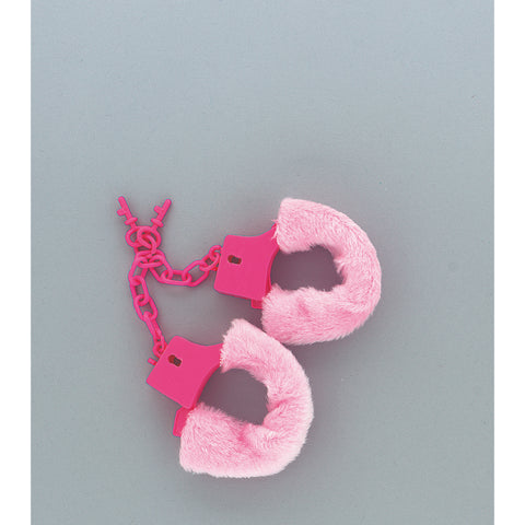 Bride To Be Pink Fur Wrist Handcuffs