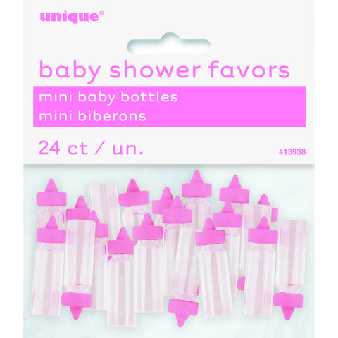 Baby Shower Plastic Mini Baby Bottles