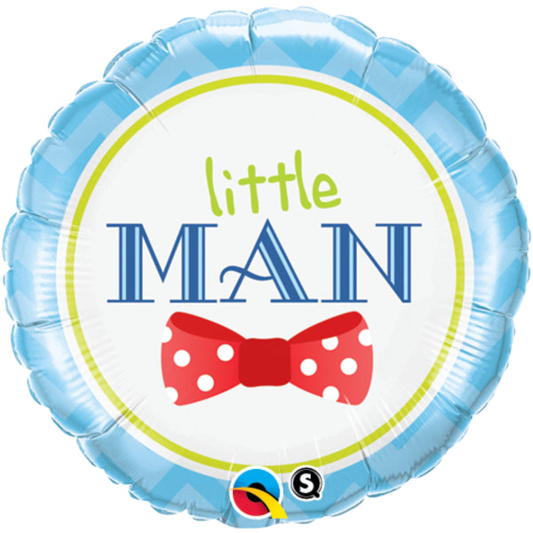 Baby Little Man Bow-Tie  Foil Balloon
