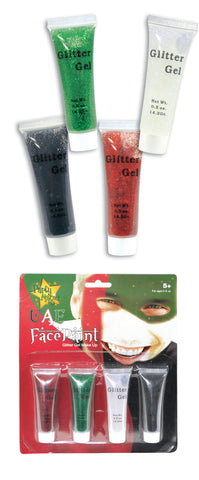  UAE Face Glitter Gel Make Up 4pcs per Pack