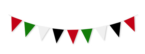 Party Magic- UAE Flag Bunting 13 Ft