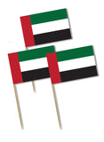  UAE Flag Cocktail Sticks 50pcs per Pack