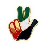 UAE Badge With Magnet 4Pcs/Pk 3X3Cm