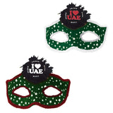 I Love UAE Eyemask With Feather Assorted