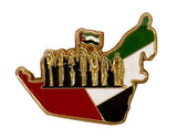 Party Magic-UAE Pins 2.5x3cm 4Pcs/Pk 