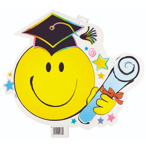 Smiley Grad Cutout 