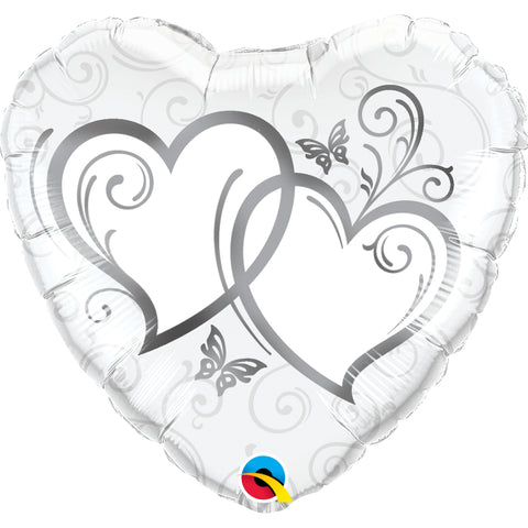Entwined Hearts Foil Balloon  