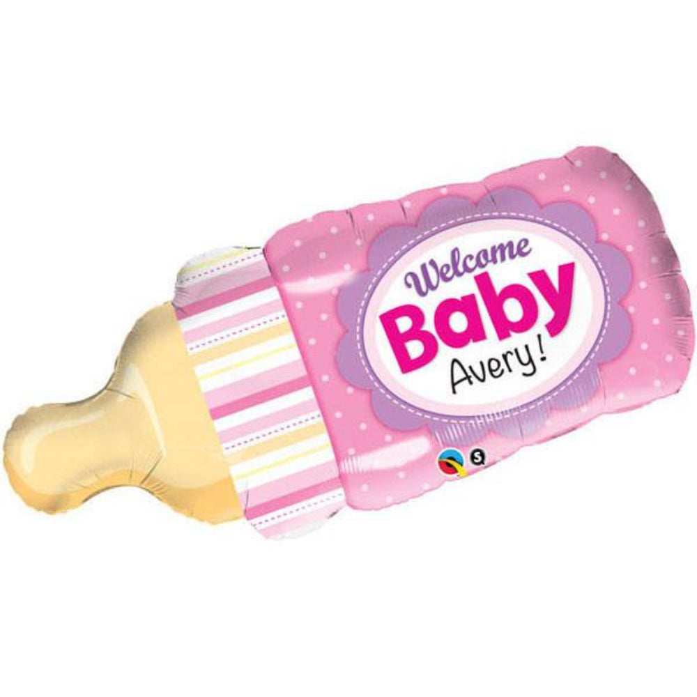 Welcome Baby Bottle Foil Balloon 