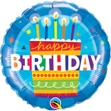 Birthday Cake Round Foil Balloon