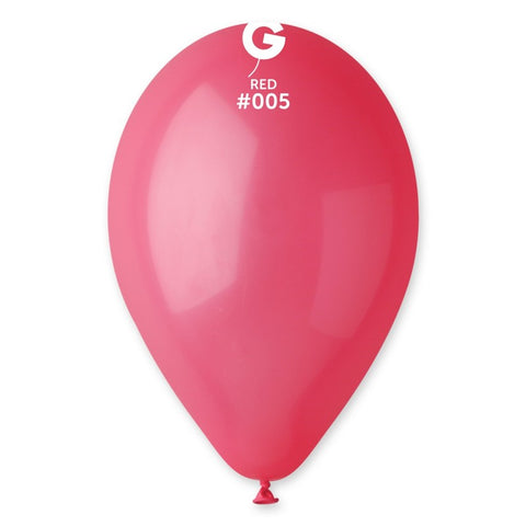  12in Standard Red Latex Balloons 100 pieces