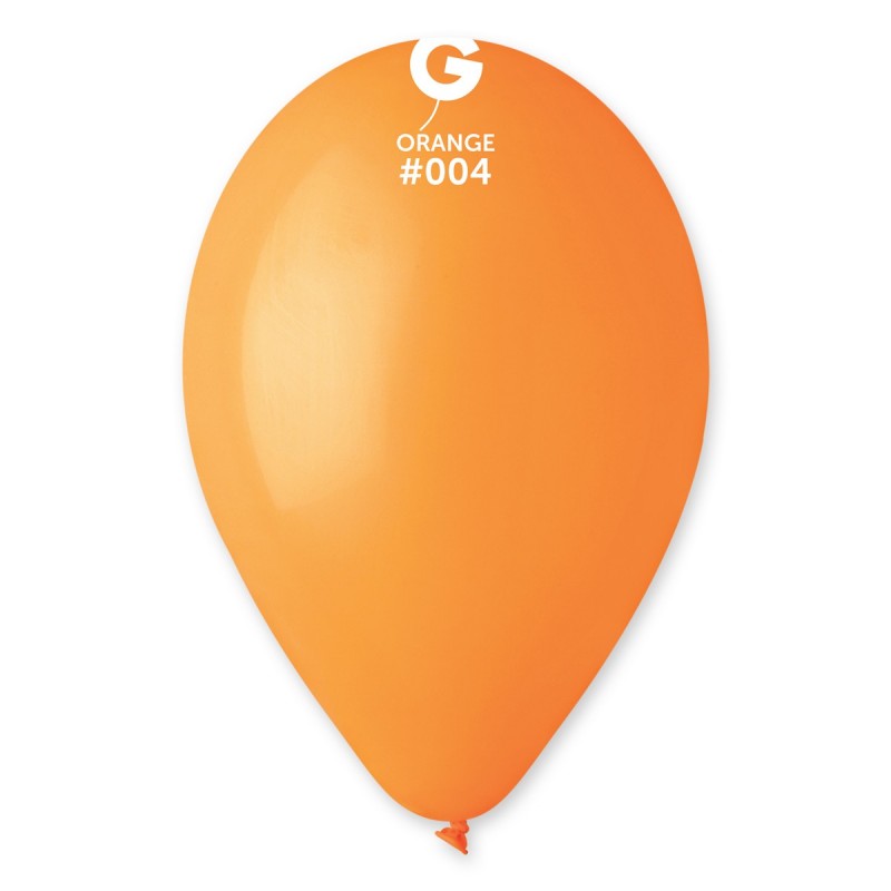  12in Standard Orange Latex Balloons 100 pieces