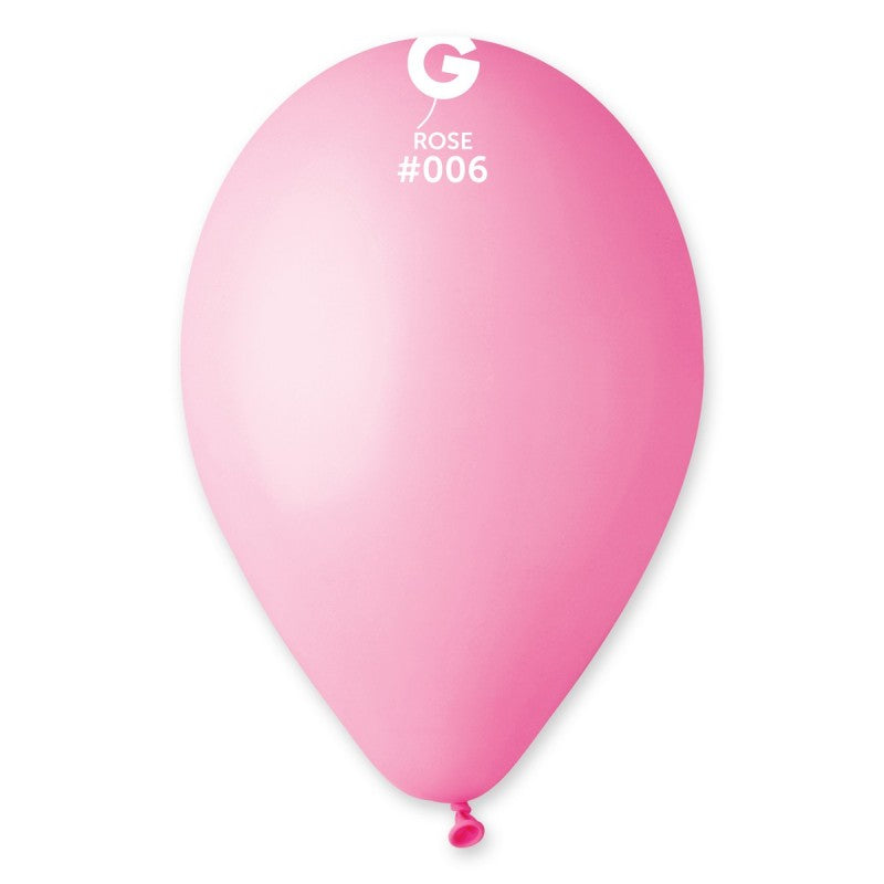  12in Standard Pink Latex Balloons#6 100 pieces