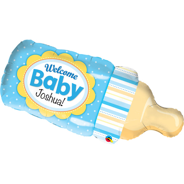 Welcome Baby Bottle Foil Balloon 