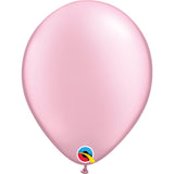  Pearl Pink 11in Latex Balloons 6 pieces