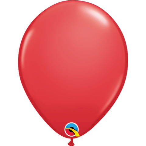  Red 11in Latex Balloons 6 pieces