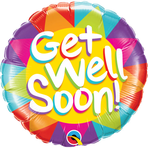 Getwel Soon Radiant Foil Balloon