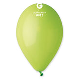  12in Standard Lime Green Latex Balloons 100 pieces