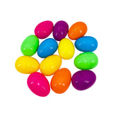 Easter Filler Eggs 6cm Neon Colour 12Pcs/pack