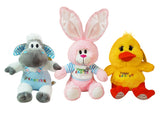 Happer Easter Animal Soft Toys 3 Assorted