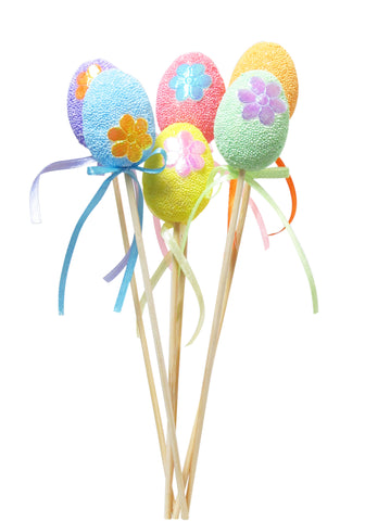 4cm Floral Egg Picks 12Pcs/pack