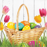  Basket Bounty Lunch Napkins 